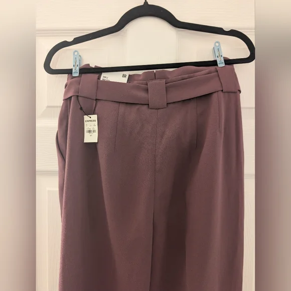 Express High-rise Paper Bag Ankle Pant - Picture 4 of 5